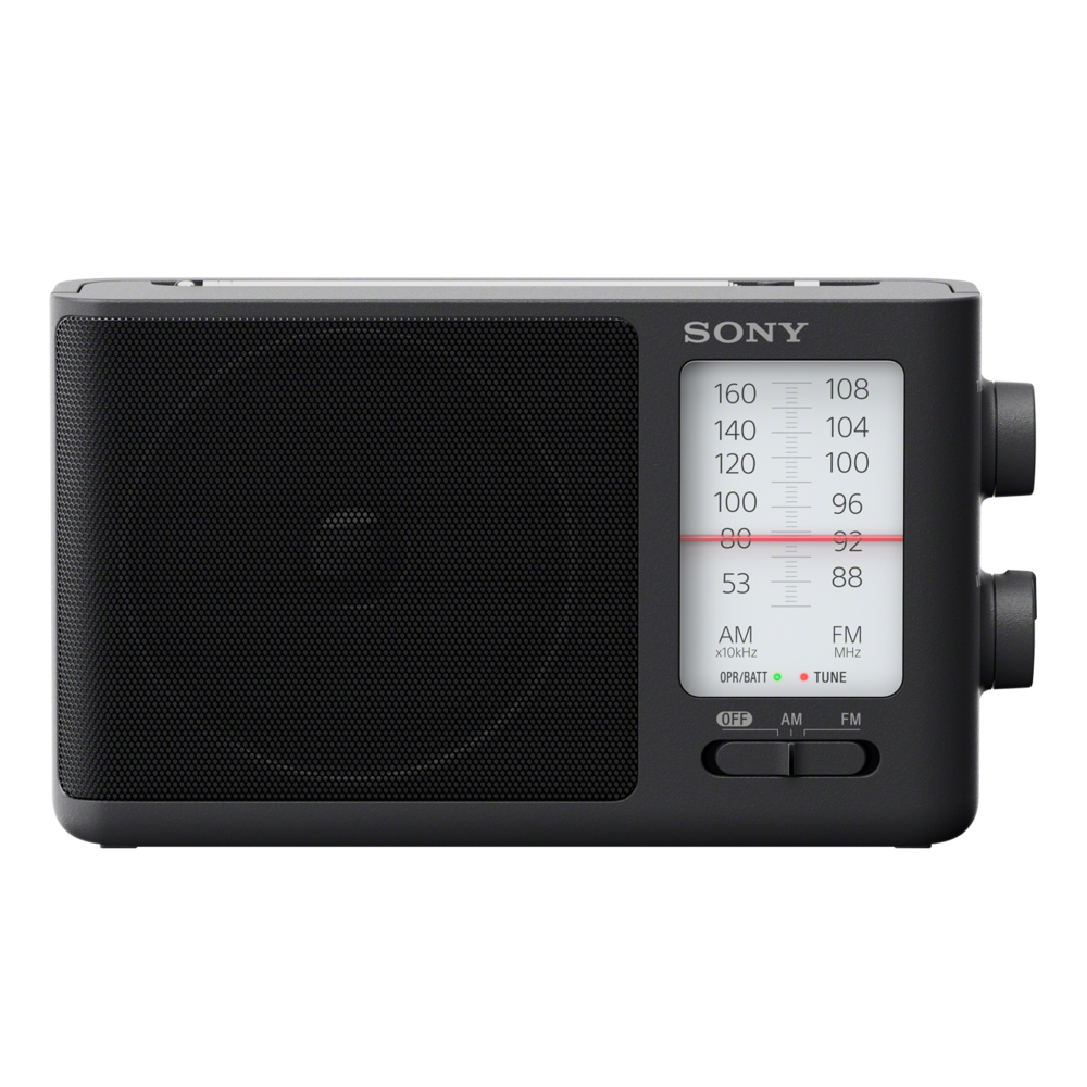 Sony Icf Analog Tuning Portable Fm Am Radio