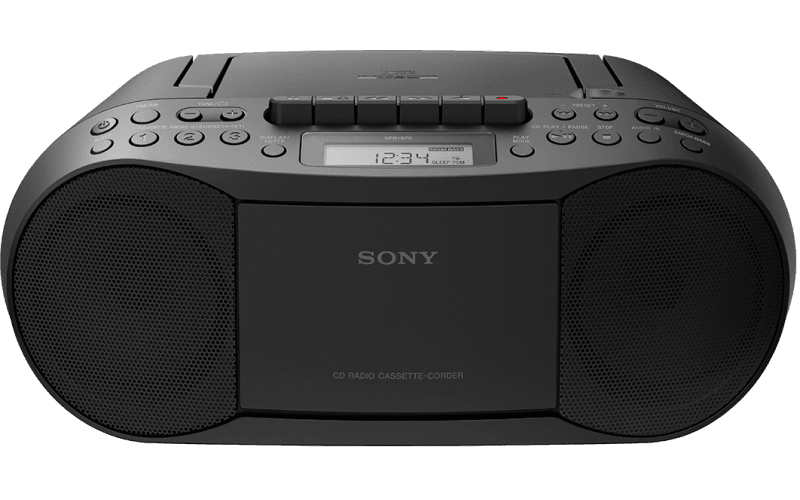 La base de datos Un evento Último Sony CFDS70B CD/Cassette Boombox with Radio