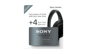Sony Headphone 4 Year Extended Warranty * * * Warranty Must Be Registered * * * -You must contact the store after delivery with your serial number in order to activate the warranty.